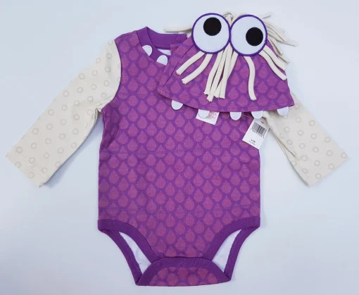 Disney Store Monsters Inc Boo Bodysuit Outfit Costume For Baby 9-12 Month - Image 2