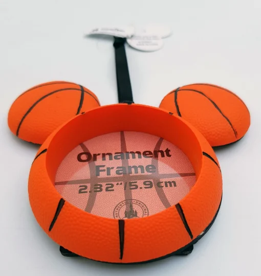 Disney Parks Mickey Mouse Basketball Photo Frame Christmas Tree Hanging Ornament Decoration - Image 3