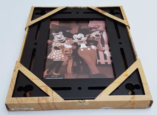 Disney World Parks Mickey Mouse Black Picture Photo Frame 5" x 7" Icon - Image 5