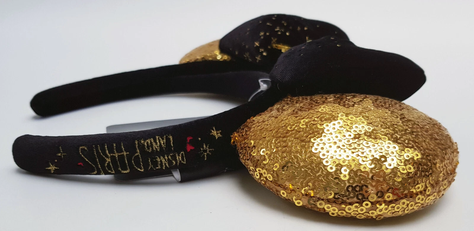 Disneyland Paris Black & Gold Sequin Eiffel Tower Minnie  display picture 2