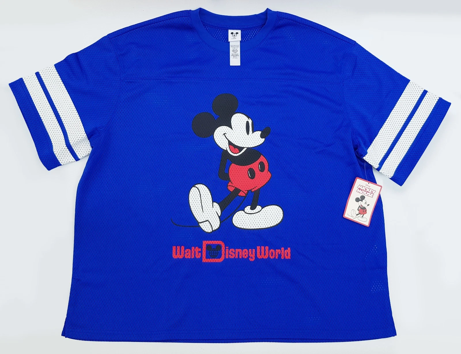 Walt Disney World Mickey Mouse Football Jersey Shirt Sports Top 