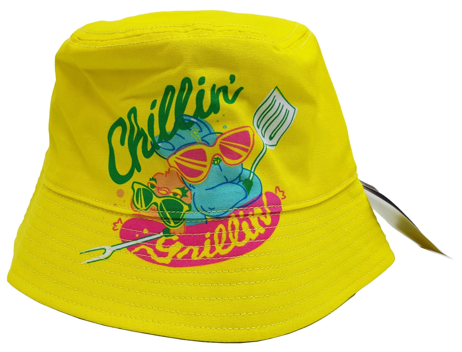 Disney Parks Toy Story Ducky & Bunny Chillin Grillin / Alien Reversible Bucket Hat - Adult - Image 2