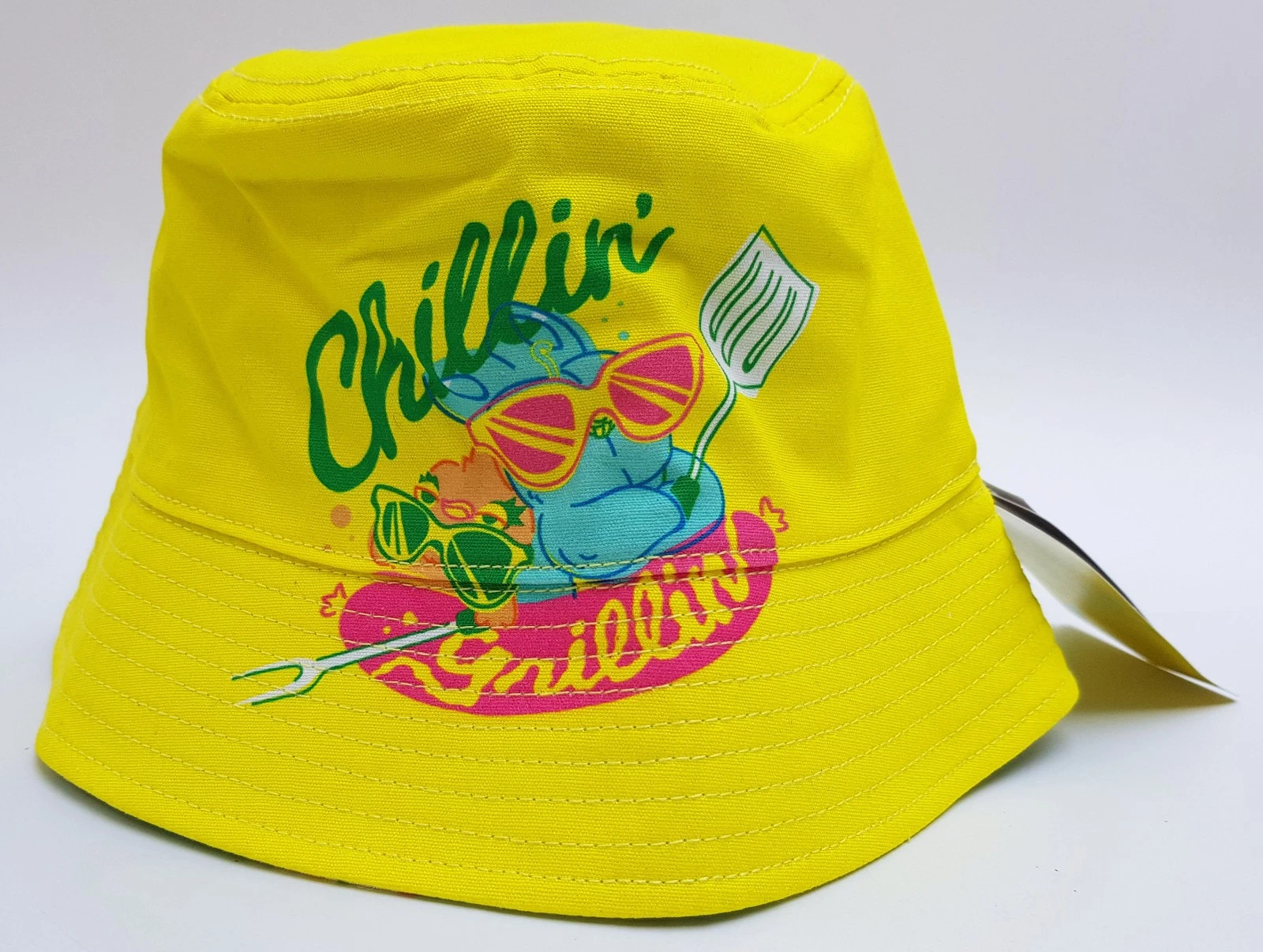 Disney Parks Toy Story Ducky & Bunny Chillin Grillin / Alien Reversible Bucket Hat - Adult - Image 4