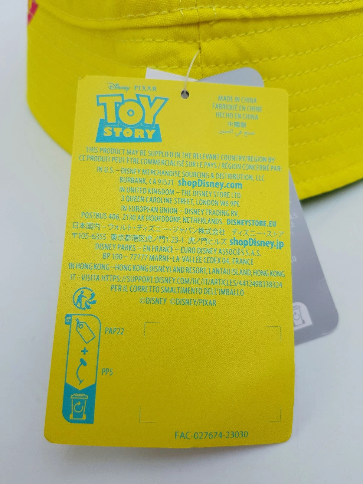 Disney Parks Toy Story Ducky & Bunny Chillin Grillin / Alien Reversible Bucket Hat - Adult - Image 8