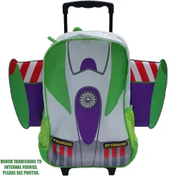 Disney Store Toy Story Buzz Lightyear Soft Shell Rolling Suitcase Hand Luggage