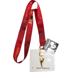 Disneyland Paris Annual Pass Lanyard Ticket Holder Wallet Pin Trading Parks