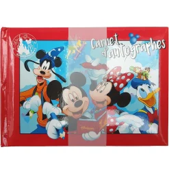 Disneyland Paris Mickey & Minnie Mouse Autograph Book Hardback 18x13cm