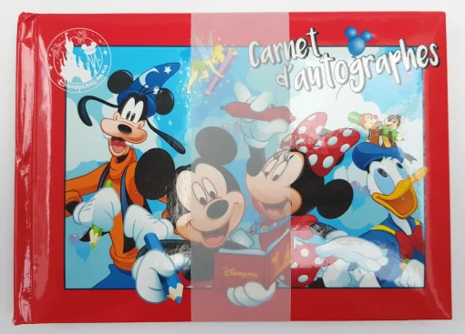 Disneyland Paris Mickey & Minnie Mouse Autograph Book Hardback 18x13cm - Image 2