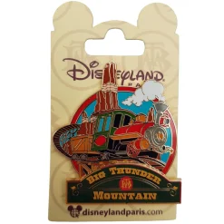 Disneyland Paris Big Thunder Mountain Train Logo Pin Trading Badge