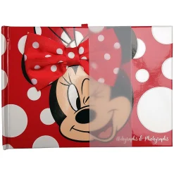 Disneyland Paris Minnie Mouse Bow Hardback Photo & Autograph Book