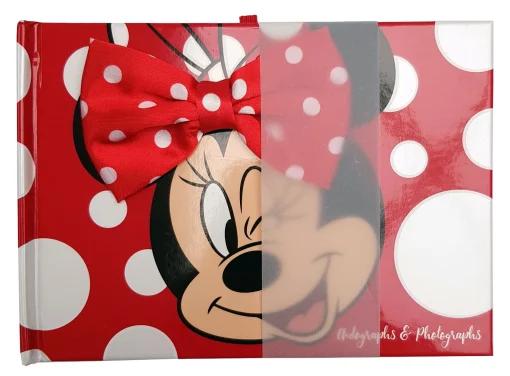 Disneyland Paris Minnie Mouse Bow Hardback Photo & Autograph Book - Image 11