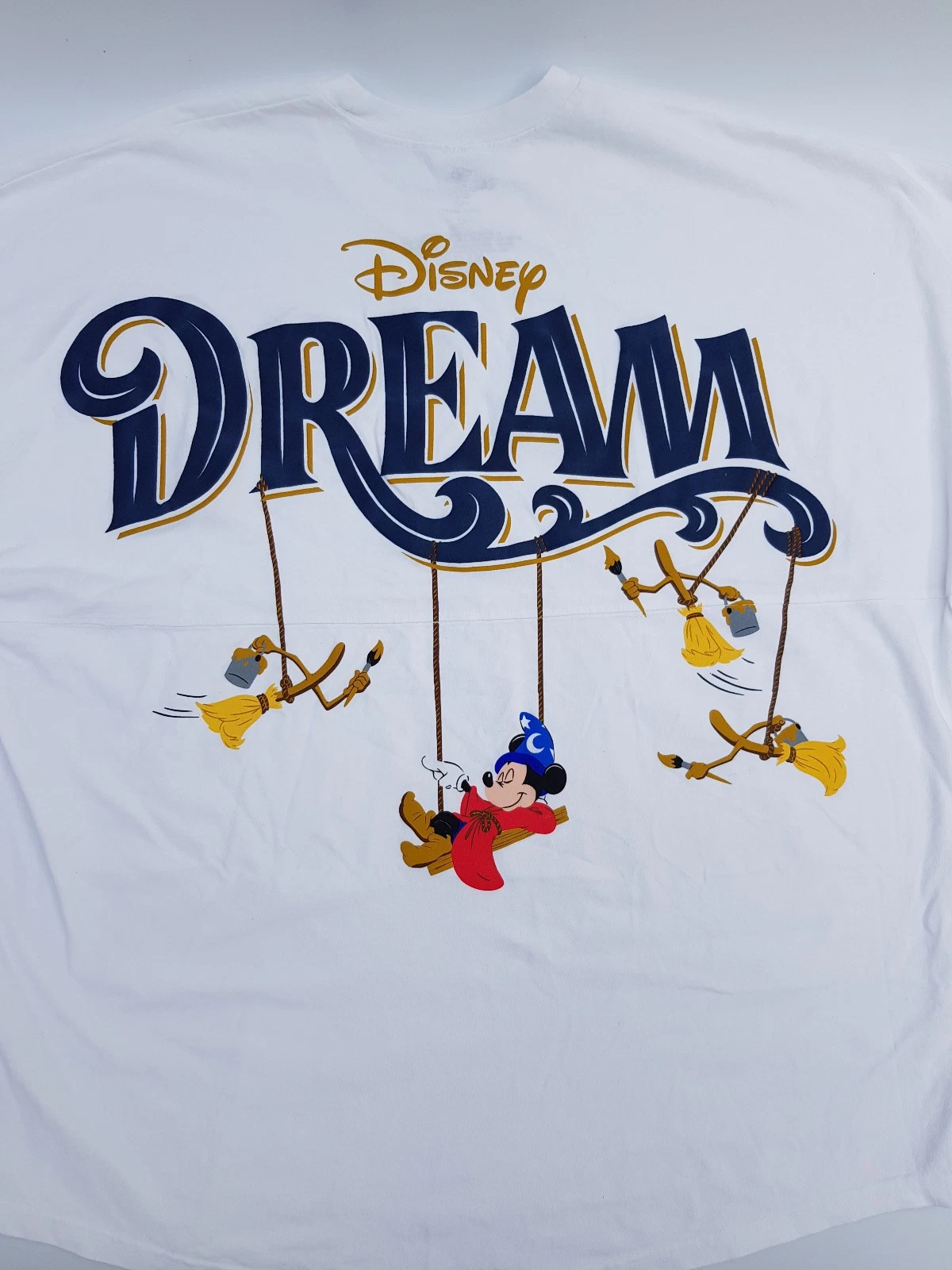 Disney Dream Cruise Line Spirit Jersey Top White Sweatshirt Adults