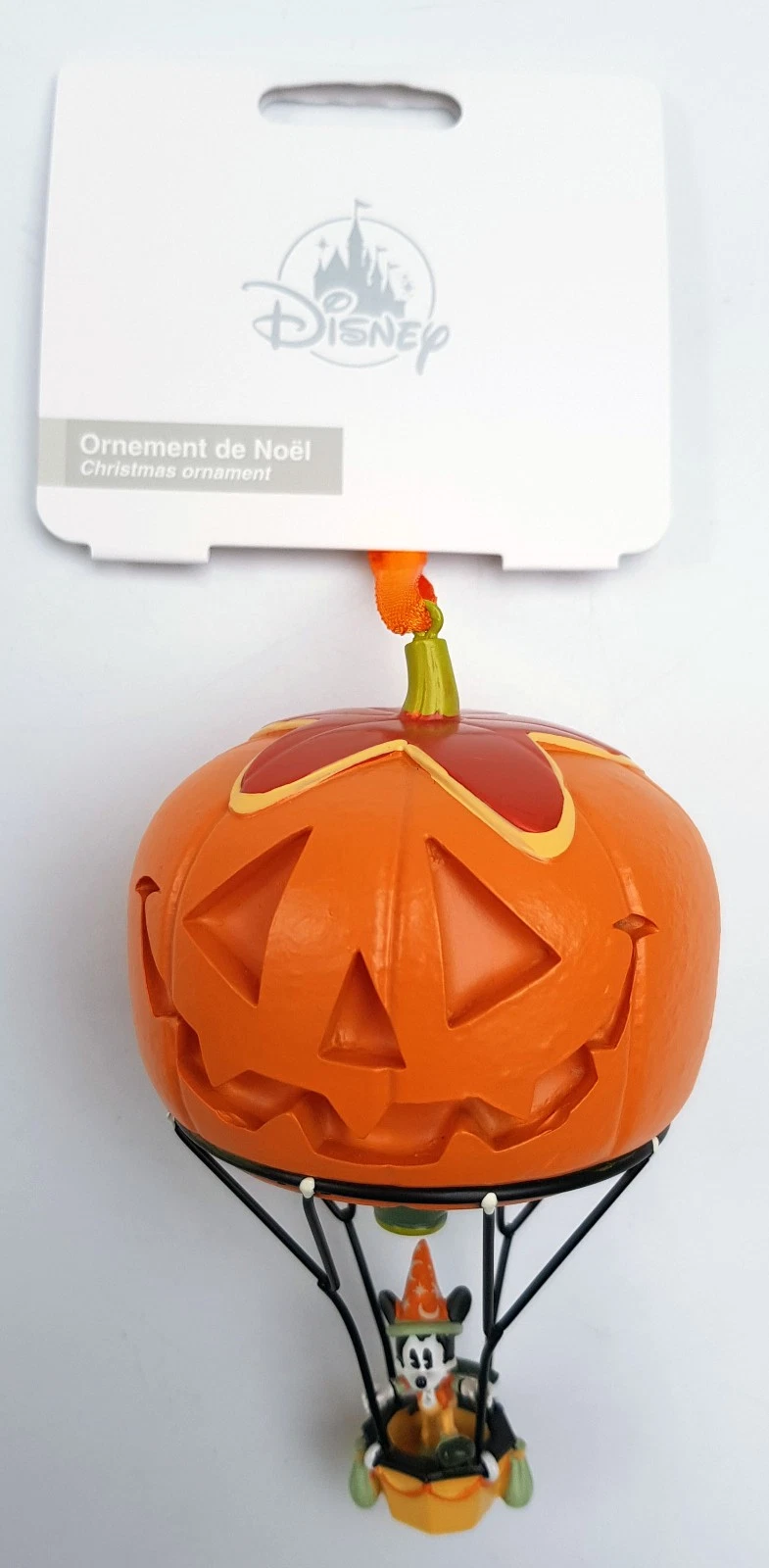 Disneyland Paris Mickey Mouse Halloween Pumpkin Balloon Christmas Tree Ornament Decoration - Image 3