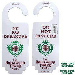 Disneyland Paris Tower Of Terror Hotel Do Not Disturb Door Hanger