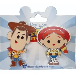 Disneyland Paris Toy Story Woody & Jessie Pin Trading Badges