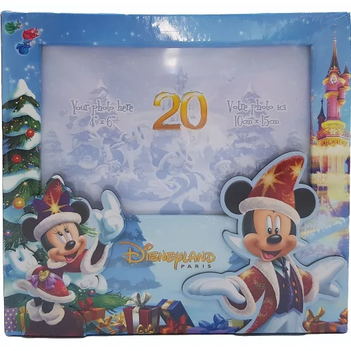 Disneyland Paris 20th Anniversary Christmas Photo Frame Album Book