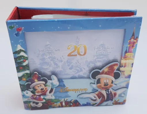 Disneyland Paris 20th Anniversary Christmas Photo Frame Album Book - Image 3