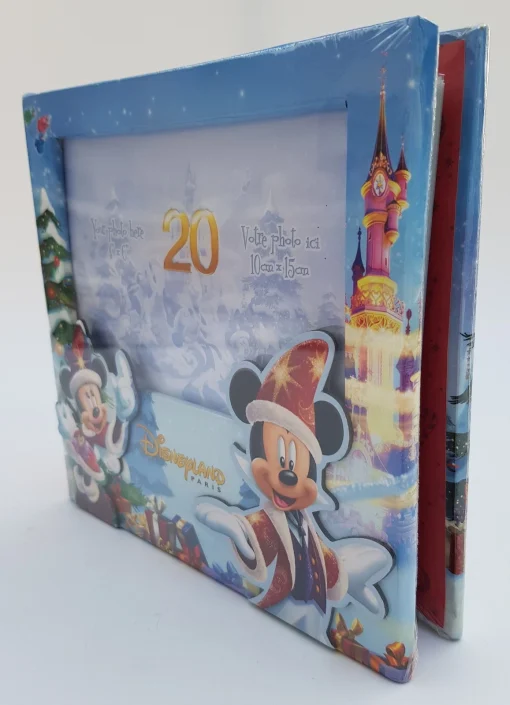 Disneyland Paris 20th Anniversary Christmas Photo Frame Album Book - Image 4