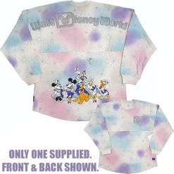 Walt Disney World 100 Mickey Mouse & Friends Spirit Jersey Sweatshirt Top Adults Medium