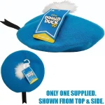 Disney_Store_Donald_Duck_Beret_Hat_Fabric_Adults_90th_Anniversary_Blue_Wool_Park-1