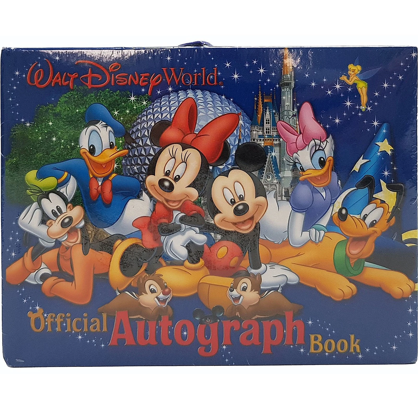 Walt Disney World Mickey Minnie Mouse Hardback Autograph Book 15cm X