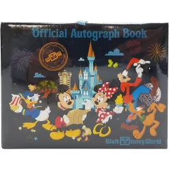 Walt Disney World Mickey & Minnie Mouse Hardback Autograph Book 15x11cm