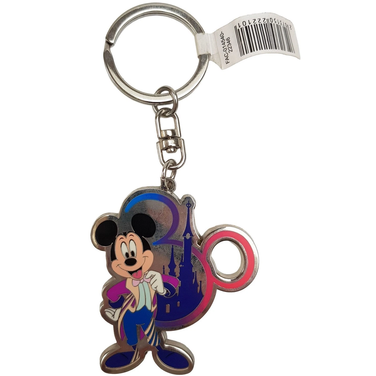 Disneyland Paris 30th Anniversary Mickey Mouse Keyring
