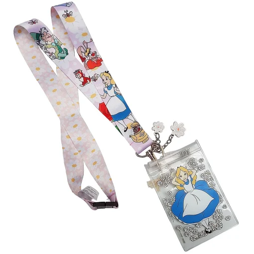 Disneyland_Paris_Alice_In_Wonderland_Pin_Lanyard_Charm_Pouch_Ticket_Disney_Parks-1