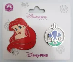 Disneyland_Paris_Ariel_Mermaid_Princess_Shell_Pin_Set_Trading_Badges_2025-2