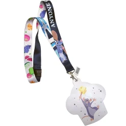 Disneyland Paris Ratatouille Remy Pin Trading Lanyard With Ticket Pouch