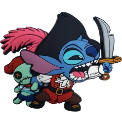 Disneyland Paris Stitch Pirates Of The Caribbean Fridge Magnet