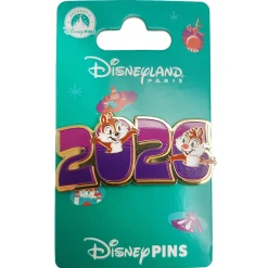 Disneyland Paris 2026 Chip & N Dale Pin Trading Badge