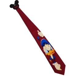 Disneyland Paris Angry Donald Duck Neck Tie Adult
