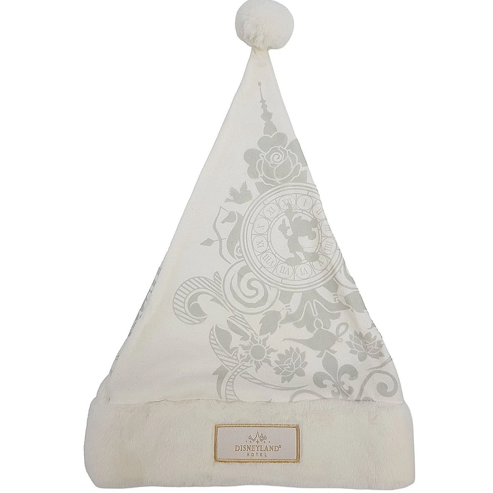 Disneyland Paris Hotel Christmas Santa Hat With Plush Trim – Adult