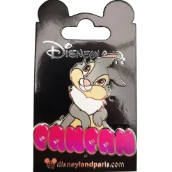 Disneyland Paris Bambi Thumper Bunny Rabbit  Panpan Pin Trading Badge