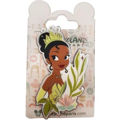 Disneyland Paris Princess And The Frog Tiana Floral Pin Trading Badge