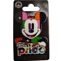 Disneyland Paris Pride Mickey Mouse Face Pin Trading Badge