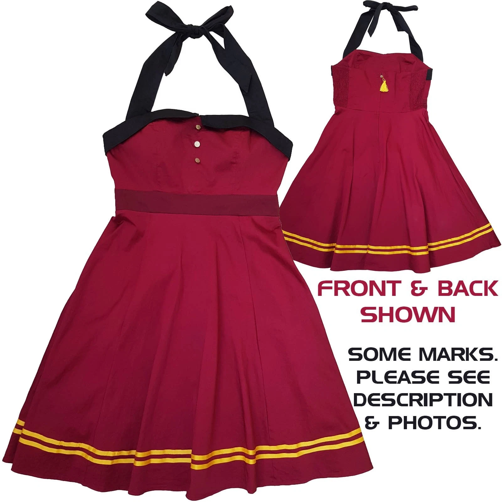 Disney Parks Tower Of Terror Bellhop Dress Adults L Large