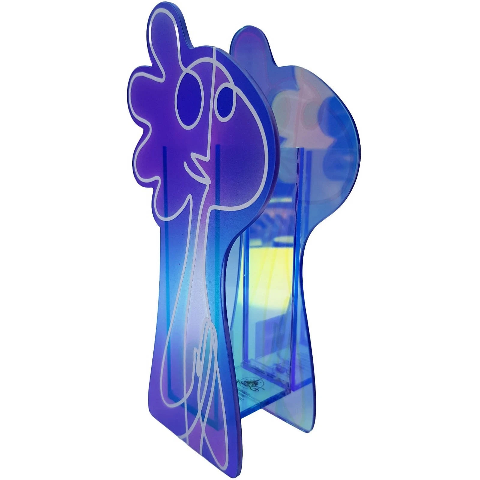 Disney Store Pixar Soul Jerry Blue Plastic Shaped Vase