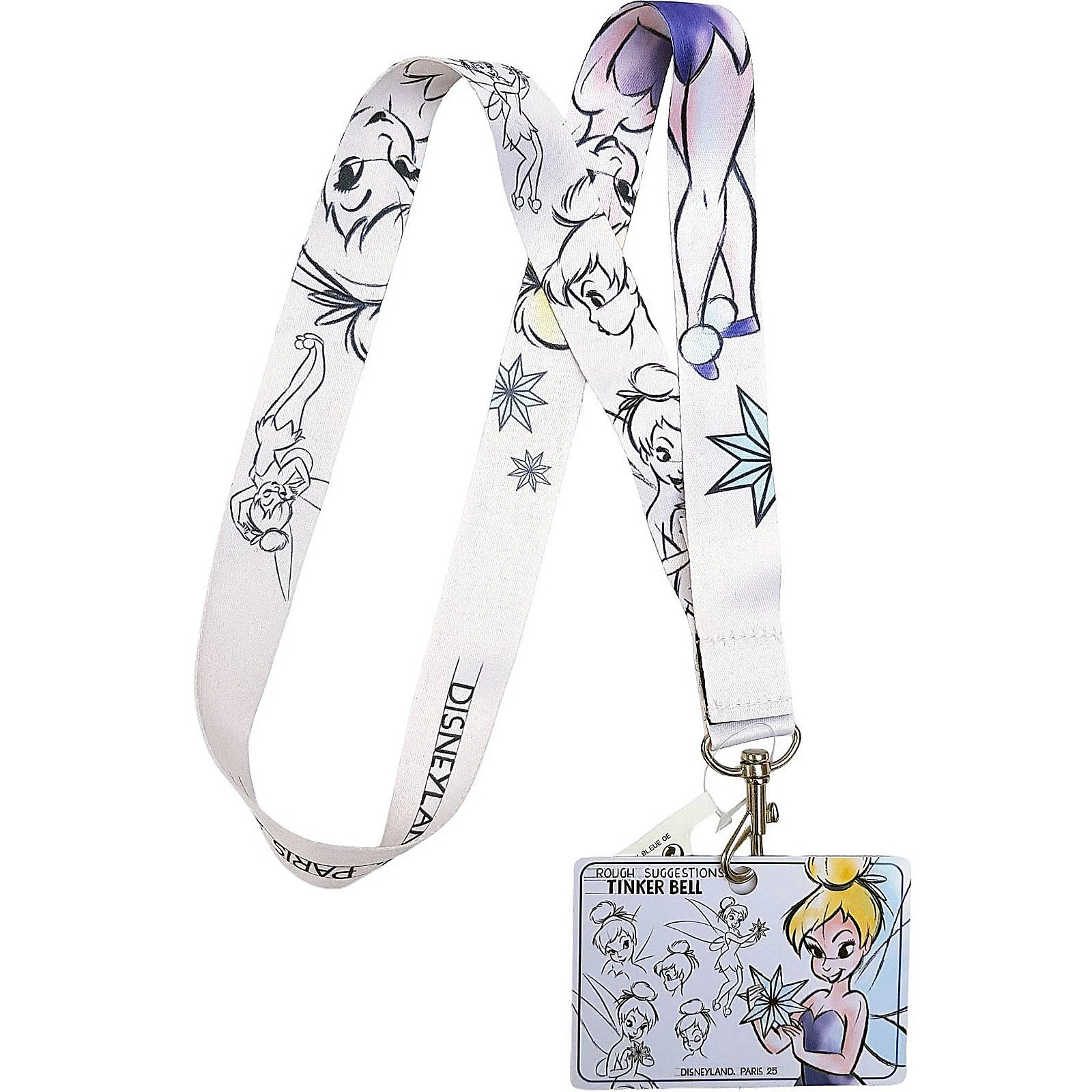 Disneyland Paris Tinker Bell Pin Trading Lanyard