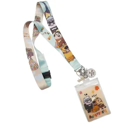 Disneyland Paris Up Movie Pin Trading Lanyard With Charm & Pouch Holder