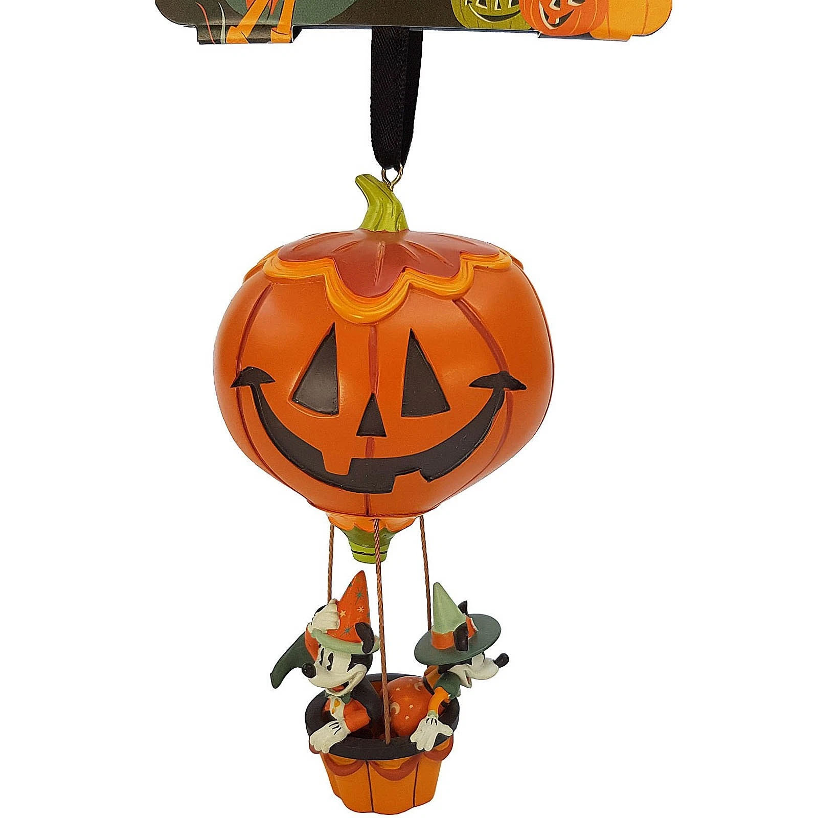 Disney Parks Mickey Mouse Halloween Pumpkin Balloon Ornament Christmas Decoration