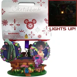 Disney Store Encanto Sketchbook Light Up Ear Christmas Tree Decoration Ornament