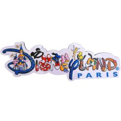 Disneyland Paris Logo Character Font Fridge Magnet