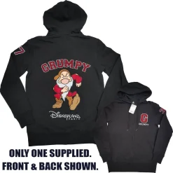 Disneyland Paris Snow White & The 7 Dwarfs Grumpy Hoodie Adults Small