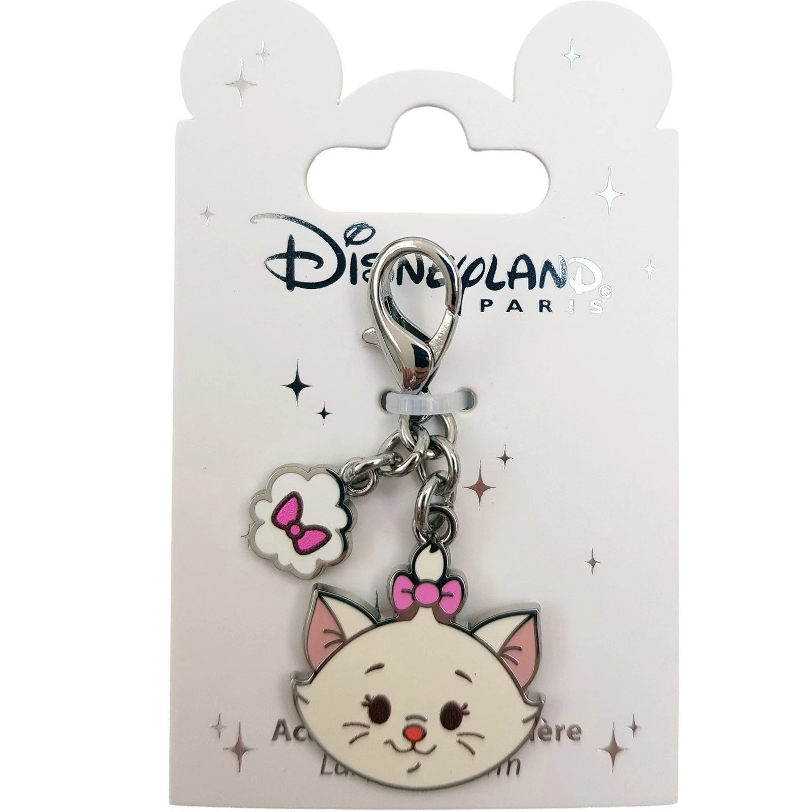 Disneyland Paris Aristocats Marie Clip Charm For Pin Trading Lanyard