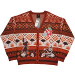 BoxLunch Disney Moana Icons Patterned Knitted Cardigan Adult L Large