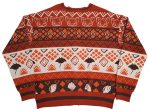 BoxLunch Disney Moana Icons Patterned Knitted Cardigan Adult L Large