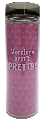 Disney Parks Minnie Mouse Mornings Aren't Pretty Travel Tumbler Cup Mug Disney Parks Minnie Mouse Mornings Aren't Pretty Travel Tumbler Cup Mug