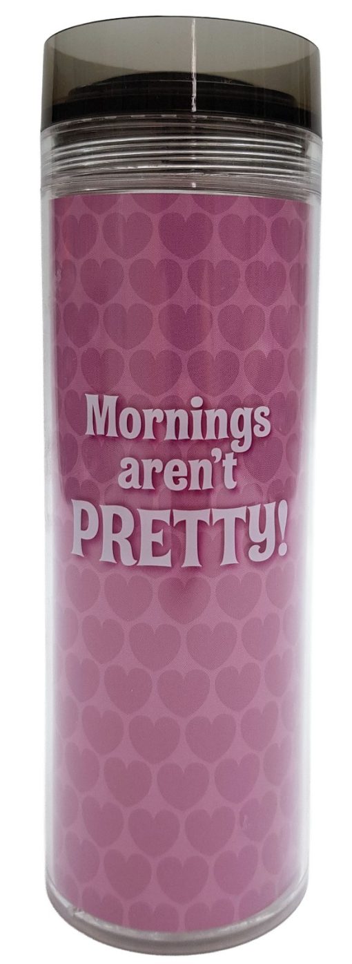 Disney Parks Minnie Mouse Mornings Aren't Pretty Travel Tumbler Cup Mug